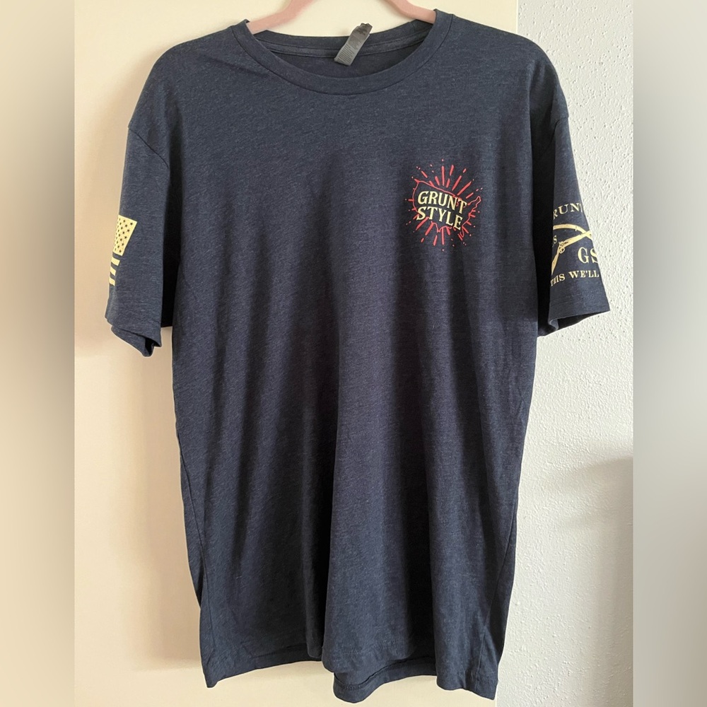 Grunt Style Short Sleeve Tee with graphic on back